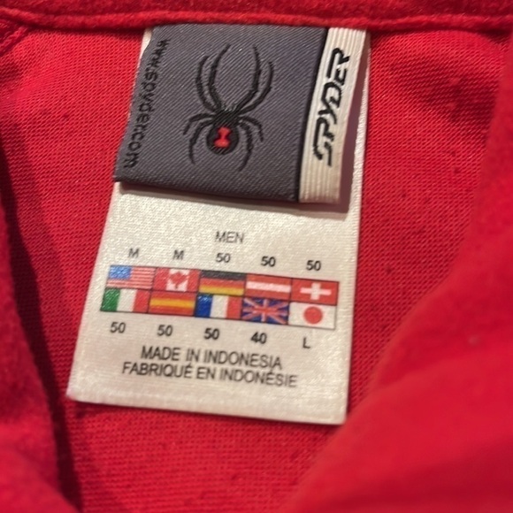 Spyder fleece red M - Picture 5 of 6